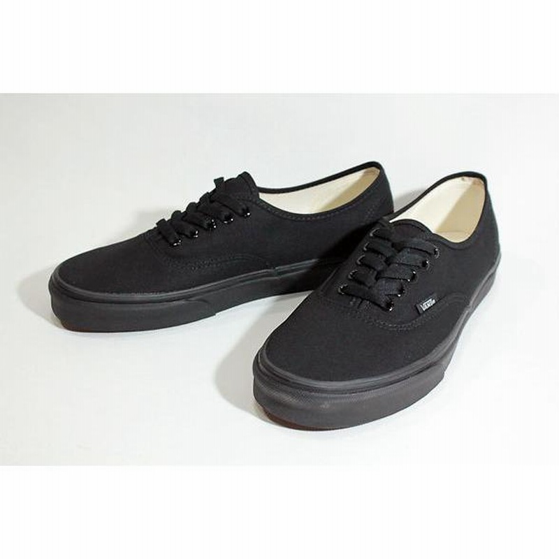 VANS AUTHENTIC クラシック オールブラック 定番 US正規品 人気 Vansバンズ/USモデル/定番モデル/定番カラー/Authentic