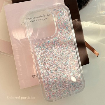 台灣出貨❤簡約彩色小球適用16promax蘋果15手機殼iphone14滴膠13硬套16防摔