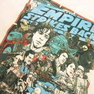 Out Of The World Flavor 星際大戰帝國大反擊Star Wars Empire strikes back精細畫風白色短T