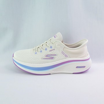 Skechers 129006NAT 女慢跑鞋 GO RUN ELEVATE 2.0 米白【iSport愛運動】