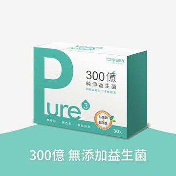 悠活原力300億純淨益生菌x4(30條/盒100%無添加香料) 四入組