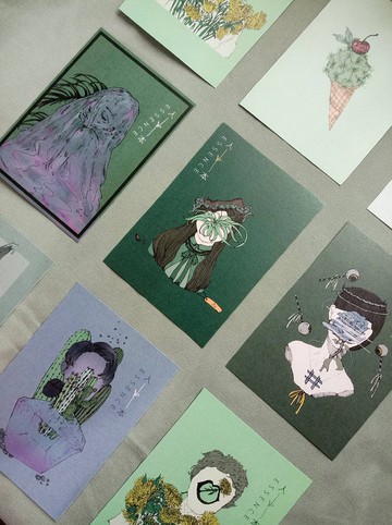 人本_ESSENCE / 雙面創作 明信片