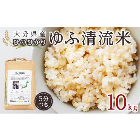 ふるさと納税 大分県産ひのひかり「ゆふ清流米」10kg 大分県由布市