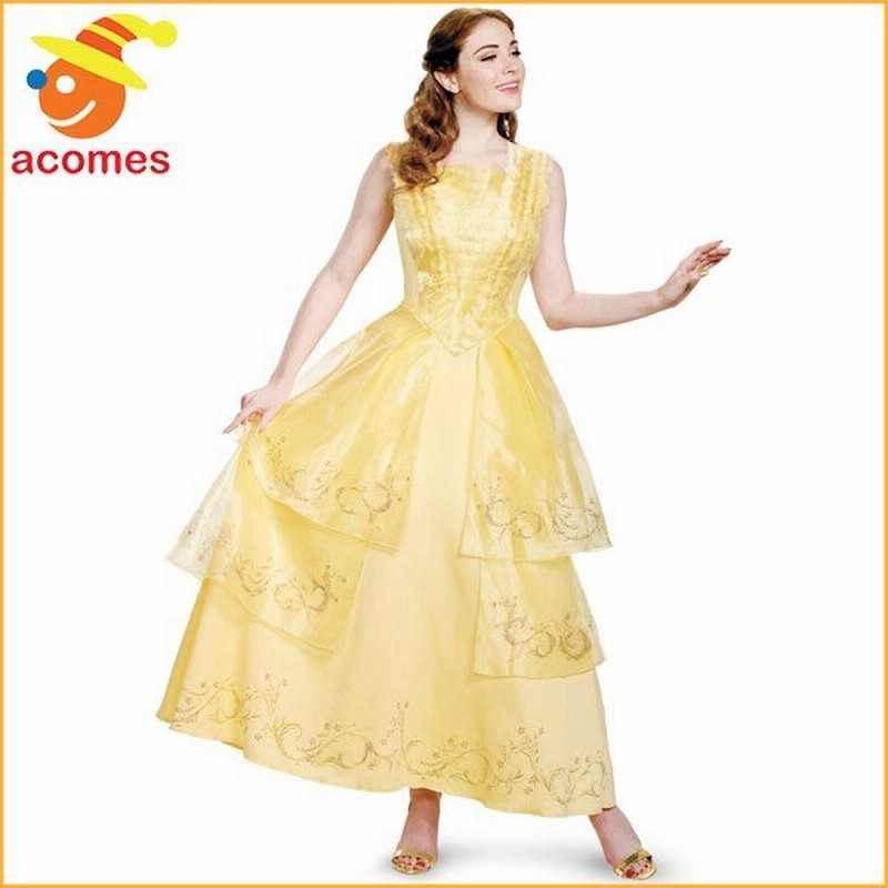 美女と野獣 ドレス コスプレ 大人用 コスチューム ベル ハロウィン 衣装 イベント 通販 Lineポイント最大0 5 Get Lineショッピング