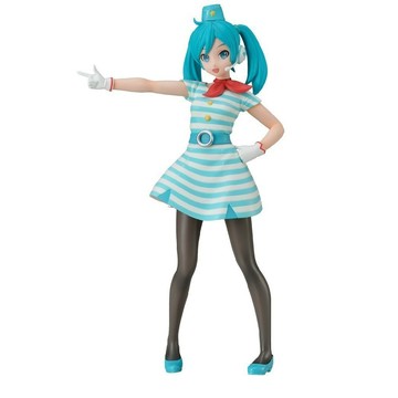 🌀日版客🌀 日版 初音未來 SPM 初音 Project DIVA Arcade 空服員 SEGA 景品 公仔