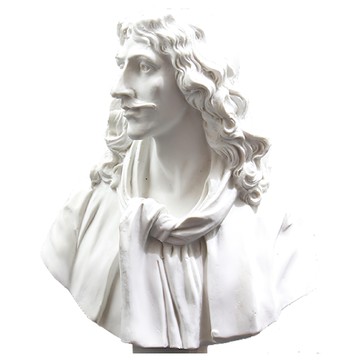 F&G 迷你樹脂像-莫里哀 10008  DIY工藝配件  家居裝飾  藝術雕像  1入