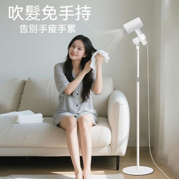 🚀【可升降免手持吹風機落地支架】多功能置物架 懶人吹頭髮神器 通用款解放雙手 台灣出貨 0505