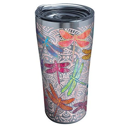 Tervis 590ml Stainless Steel Dragonfly Tumbler Tervis One Size Pink multi