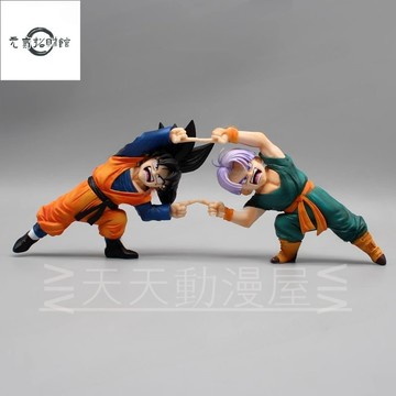元氣招財   七龍珠模型 動漫週邊 悟天剋斯 融閤術 悟天 特蘭剋斯閤體術 GK鵰像 公仔 擺件 盒裝 禮物