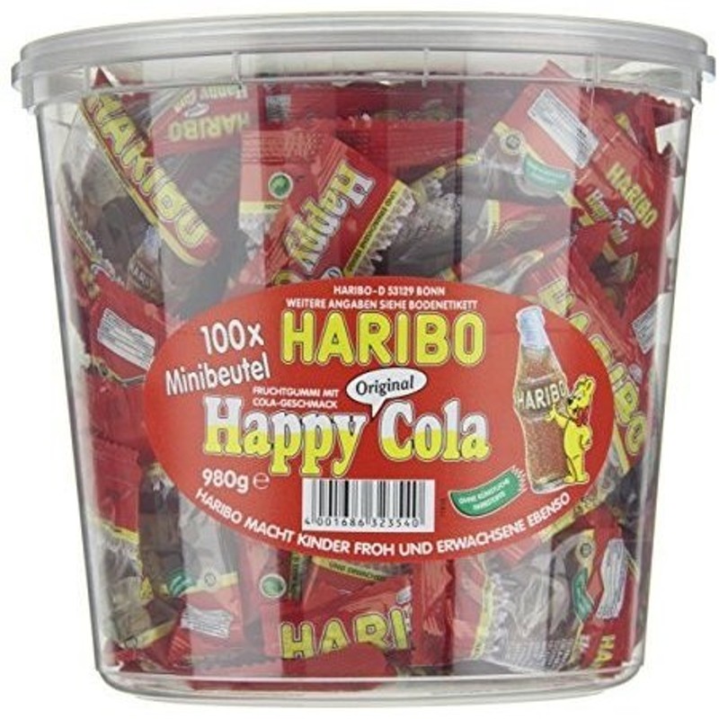 送料無料】HARIBO ハリボー グミ 『ハリボー コーラ』グミキャンディドラム 980g 100袋 コストコ 通販 大量 通販  LINEポイント最大0.5%GET | LINEショッピング