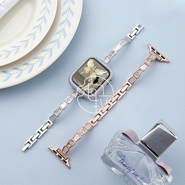 幻彩貝母手鐲 小蠻腰 金屬錶帶 適用 Apple Watch 11 10 9 替換錶帶 42mm 46mm 蘋果錶帶