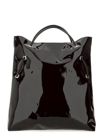 Msgm Leather Tote Bag