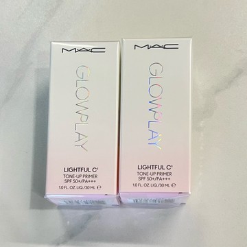 M.A.C.現貨開發票 超漾光高防曬妝前乳MAC紫羅蘭Lightly Lavender蜜桃粉FreshlyPeached