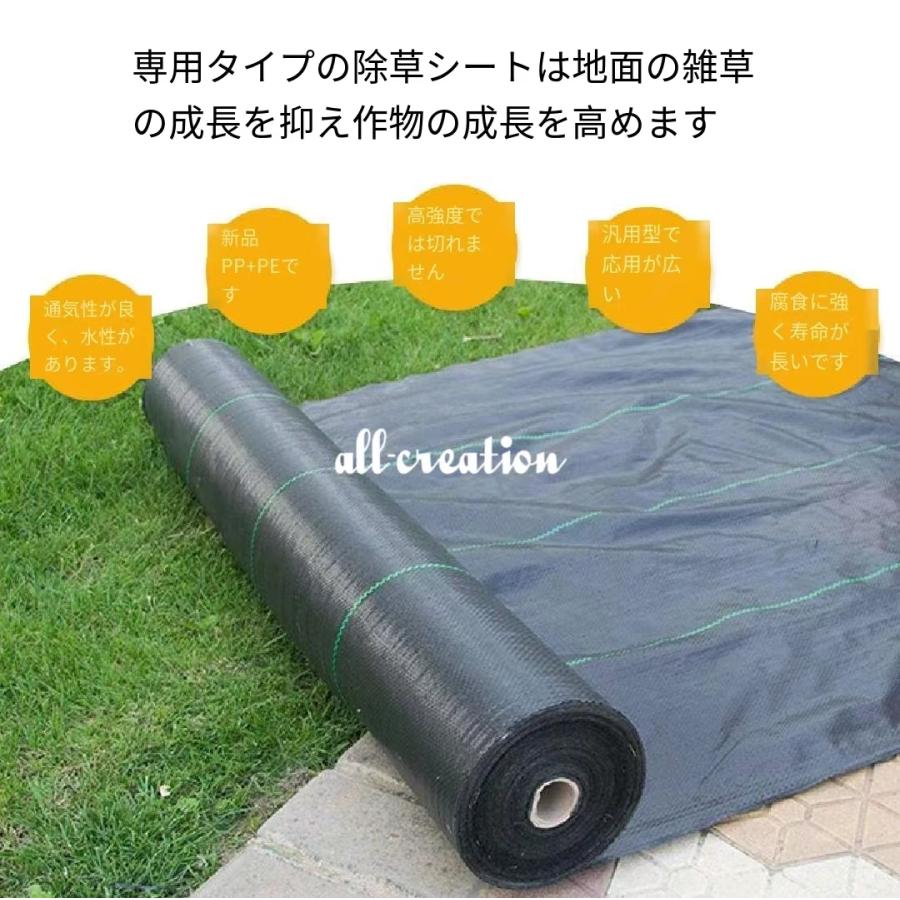 防草シート 1m×100m UV剤入り 雑草シート ロール 雑草防止シート 砂利 シート