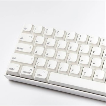 蘋果風鍵帽MAC極簡白XDA簡約61 64 68 84 87 98 104 適用于apple