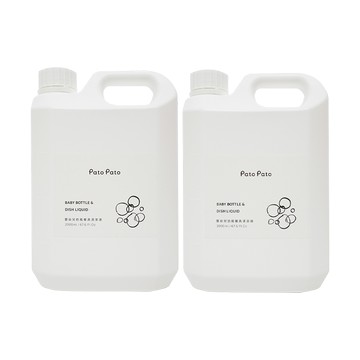 Pato Pato 嬰幼兒奶瓶餐具清潔補充瓶 2入組 | 快速清潔奶垢
