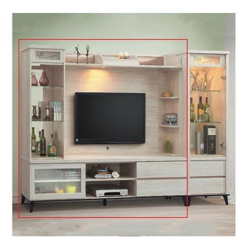 MUNA 炭燒白橡7尺高低櫃(全組)