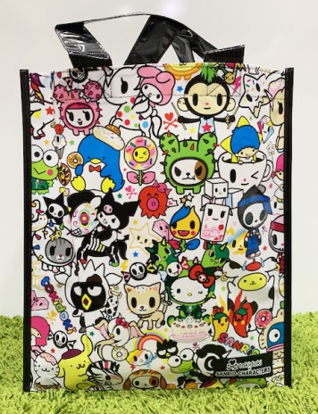 【震撼精品百貨】凱蒂貓_Hello Kitty~日本SANRIO三麗鷗 KITTY 聯名款購物袋/環保袋-TKDK#15692