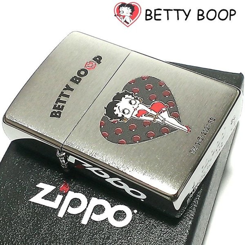 Zippo ライター Betty Boop 可愛い ハート ベティ ブープ 90周年 ジッポー ベティちゃん キュート アニメ キャラクター 通販 Lineポイント最大get Lineショッピング