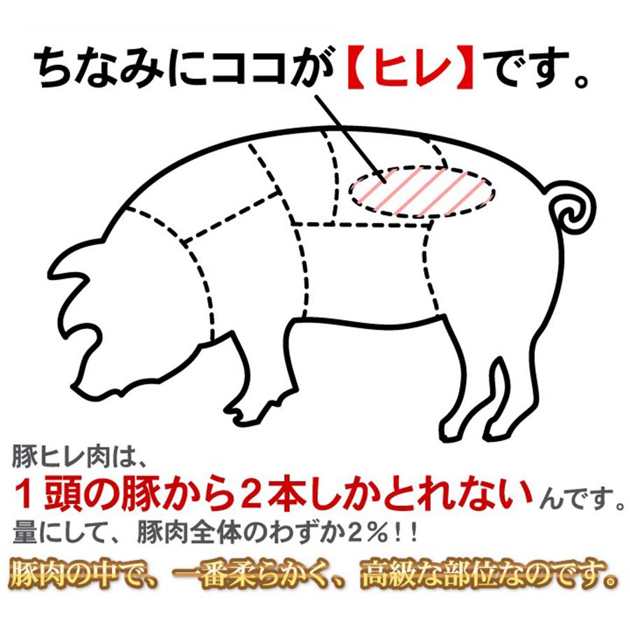 肉 豚肉 ブロック ヒレ  豚ヒレ肉 1本 450g〜500g前後 精肉