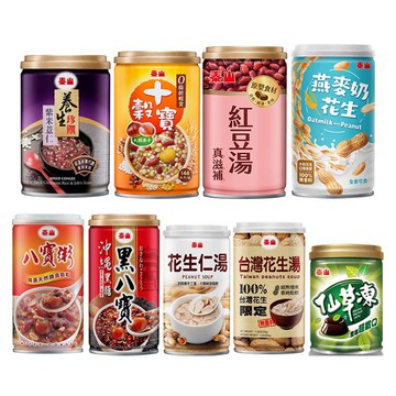 【蝦皮直營特選】泰山 八寶粥/十穀寶/仙草凍/台灣花生湯/花生仁湯/黑八寶/紅豆湯/燕麥奶花生 6入組