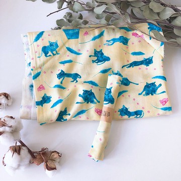 島森家 / 方巾 / 手帕 / 紗布巾 / 厭世貓