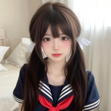 ✨壹灣出貨✨Lolita假髮黑長萌妹頭套直髮頭髮棕色70cm空氣劉海jk假髮女長髮 女生假髮 假頭髮