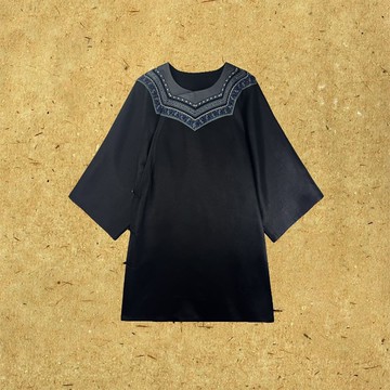 晴柔 新中式復古香云紗 上衣太太服