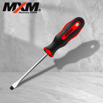 mxm專業手工具 12入團購組 高扭力 防滑防油 一般型 一字螺絲起子 6.5 125mm