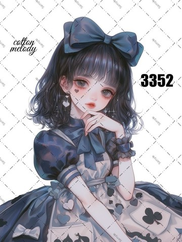 原廠貼紙 no.3352 人物貼紙 原創貼紙 原創人物貼紙 裝飾貼紙 棉旋律