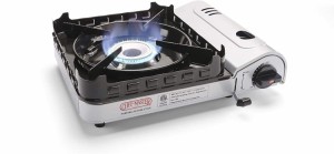 Chef Master 90019 Portable Butane Stove 15000 BTU Single Burner Gas Stove Camping and Backpacking Essentials Piezo Electr