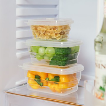 [JC ECO BELIEVER]3個一組長方型矽膠保鮮盒 保鮮盒 折疊保鮮盒 折疊便當盒 微波保鮮盒 矽膠保鮮盒