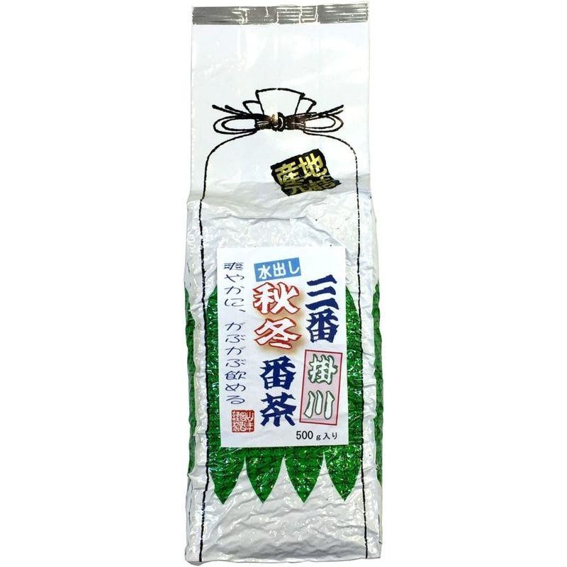 三番秋冬番茶 掛川500g 巣鴨のお茶屋さん 山年園 【10袋セット】-