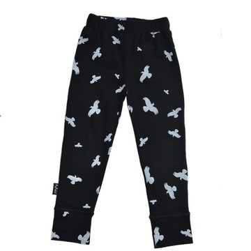 Moi Kids 冰島有機棉童裝長褲 1歲至6歲黑色