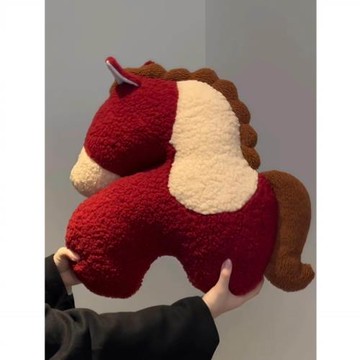 2026馬年吉祥物新年紅色生肖馬公仔玩偶毛絨玩具娃娃公司活動禮物