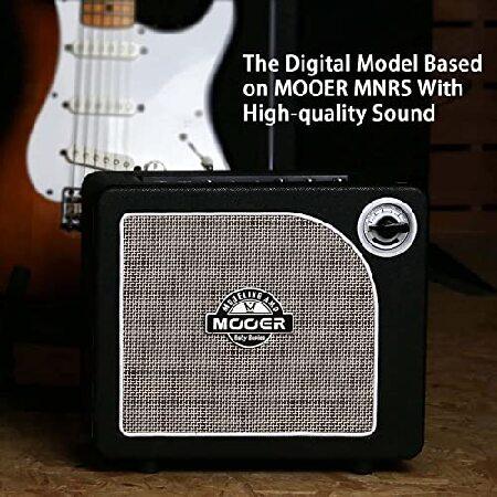 MOOER Electric Guitar Practice Amp, Combo Amplifier 15W with Band Equalization, Digital Amp Models, 6.5″Speaker, Headphone Output, for Electric G