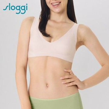 sloggi-ZERO FEEL Soft Bra全新零感系列後扣式V領內衣 香芋紫