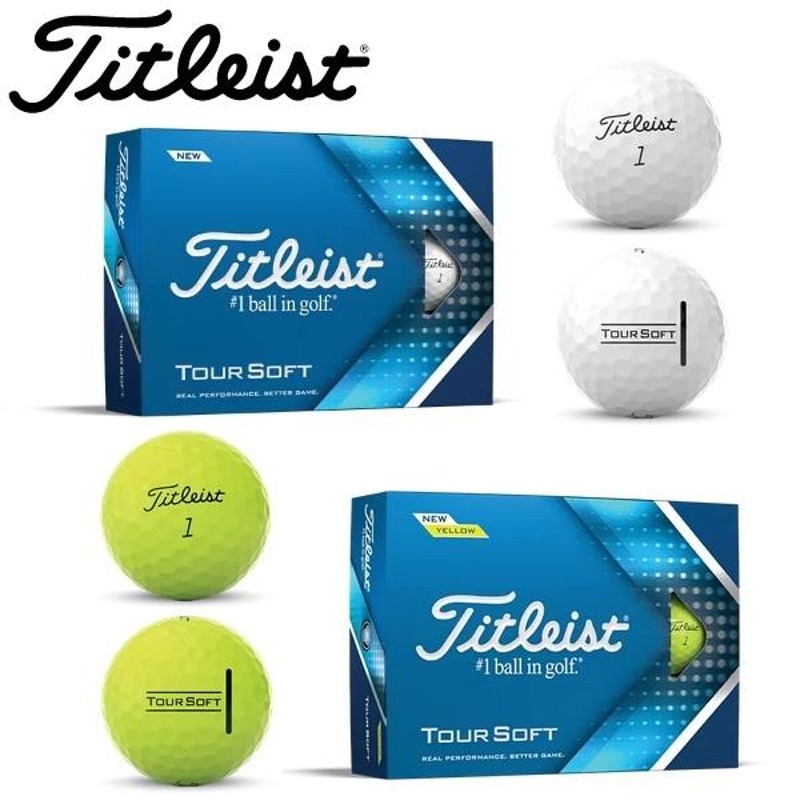 タイトリスト ツアーソフト ゴルフ ボール TITLEIST TOUR SOFT １