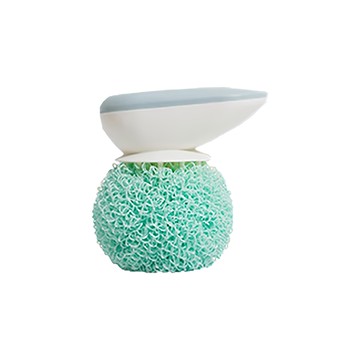 納米去油萬用洗鍋清潔刷 尼龍刷球柔韌不變形不傷鍋 可拆卸刷頭  1個  1入