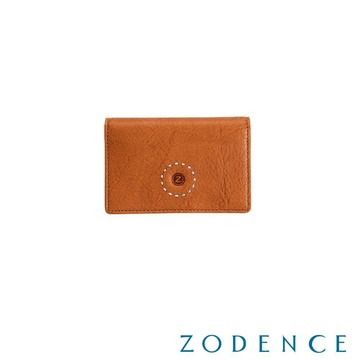 ZODENCE SAXON義大利植鞣革名片夾 駝