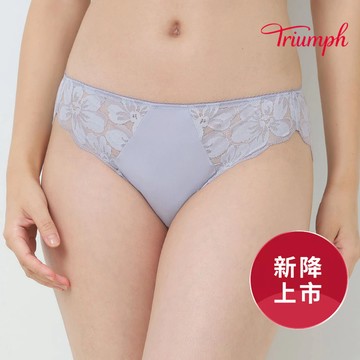 黛安芬-月光水波系列 低腰三角內褲 M-EL 柔霧紫｜74-7079 AT