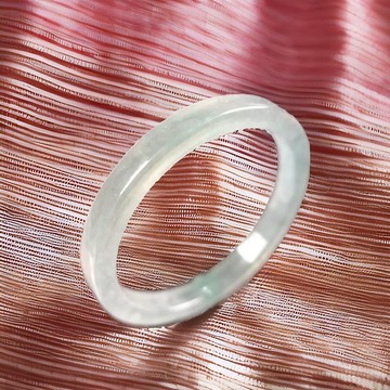 冰藍水翡翠戒指戒圈 | 國際14圍 | 天然翡翠A貨 |送禮