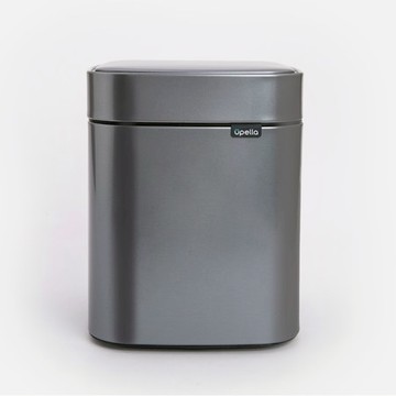 Upella凝露方形感應垃圾桶8L-迷霧藍