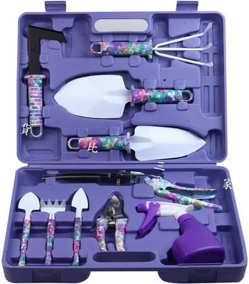 園藝種植工具套裝 鐵鏟鐵鍬 園藝套裝 母親節 修枝剪 花藝剪刀 噴水壺 觀葉植物 塊根植物 園藝DIY 鬆土器 園藝禮物