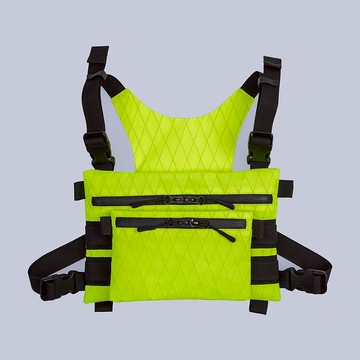 Lime chest rig X-pac 單肩包郵差包熒光黃色 techwear 皮套