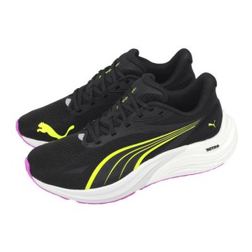 Puma 慢跑鞋 Electrify Nitro 4 Wns 女鞋 黑 黃 氮氣中底 運動鞋 310788-05