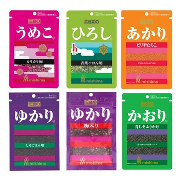 【江戶物語】三島食品 紫蘇飯友 梅紫蘇飯友 梅肉入紫蘇 廣島菜 青海苔 香辣明太子 薄鹽紅紫蘇 拌飯料 飯友 調味料