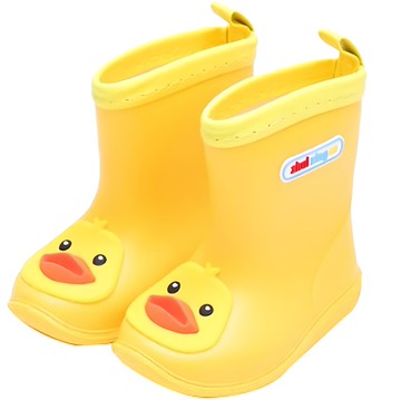 幼童雨靴 kd1014  黃色  160