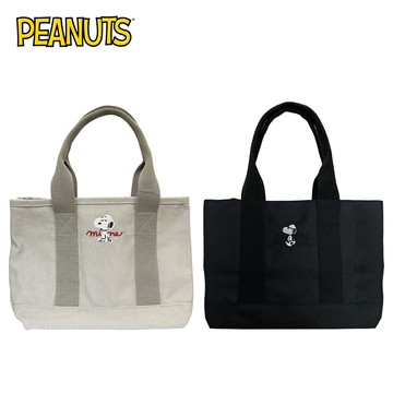 史努比 帆布 多功能手提袋 多隔層手提袋 小托特包 手提包 外出提袋 243804 243811