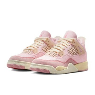 Nike Air Jordan 4 Retro 粉杏 PS 包覆 透氣 緩震 休閒鞋 運動鞋 中童鞋 IB6715-600